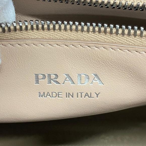 PRADA handbag diagram leather pink beige ladies - Picture 5 of 10